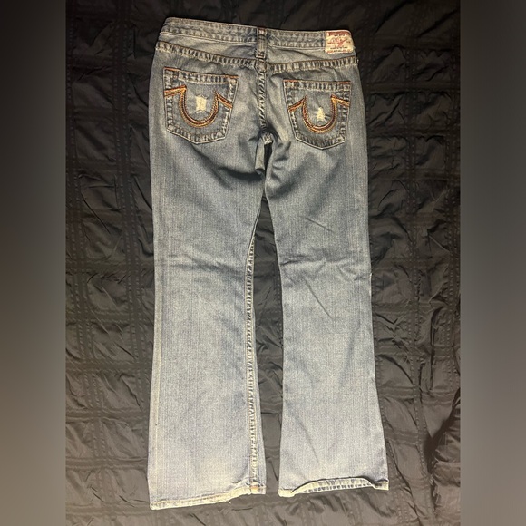 True Religion World Tour Bobby Big T flared jeans. - Picture 2 of 7